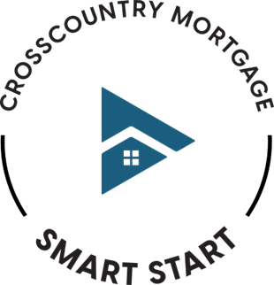 Logo for CrossCountry Mortgage Smart Start mortgage program.