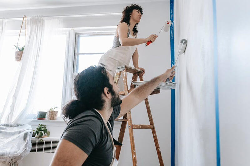 First time homebuyers fixing up their historic home thanks to their rehab home loan